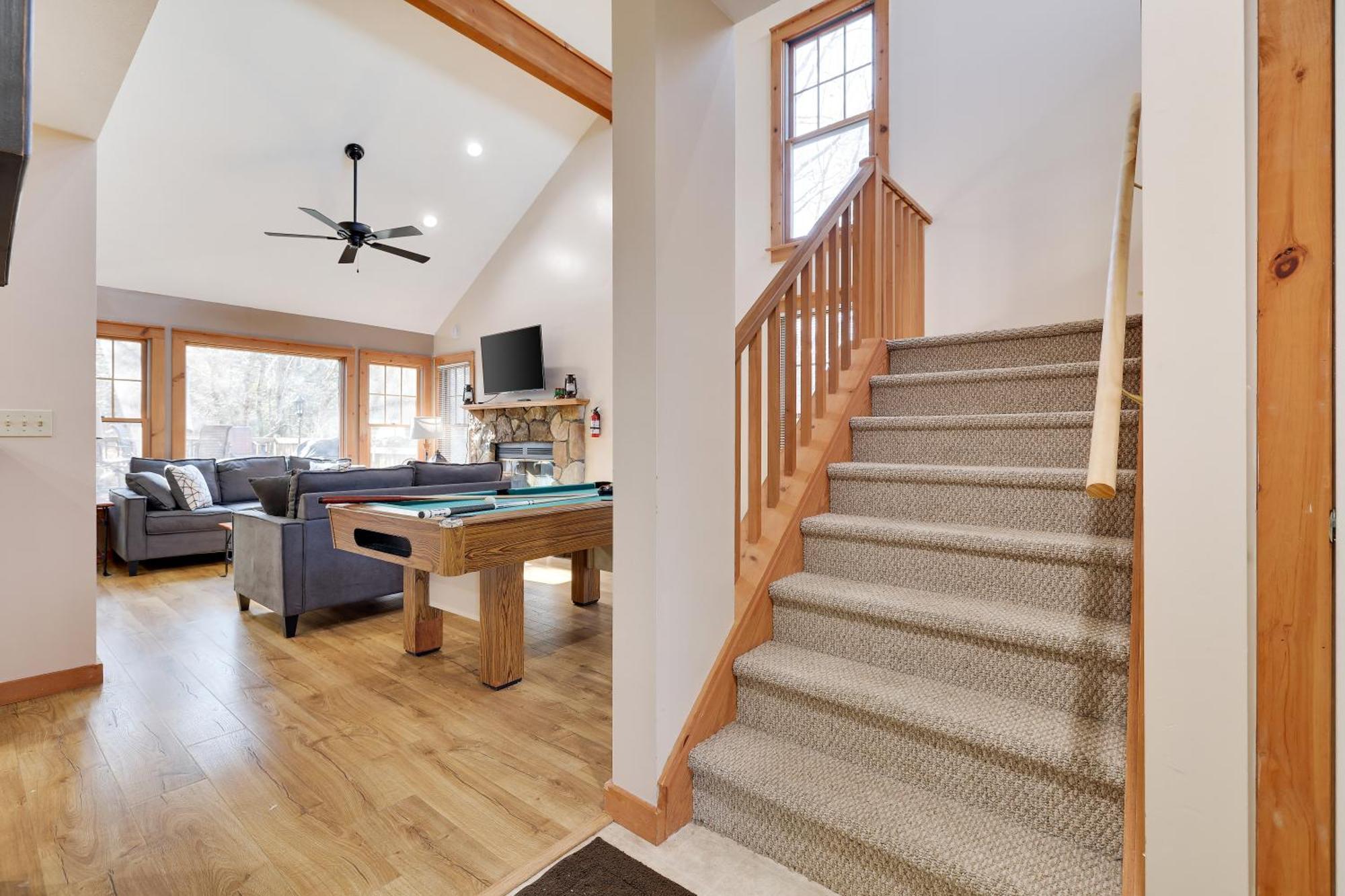 Pocono Mountain Home , Hot Tub- 1 Mile To Skiing! Tannersville Bagian luar foto